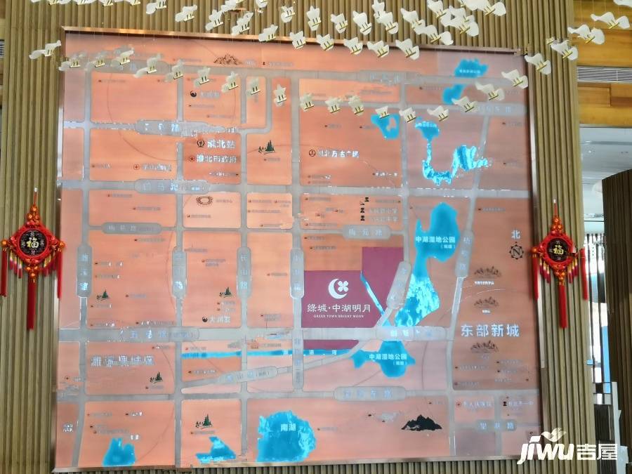 淮矿绿城中湖明月位置交通图1