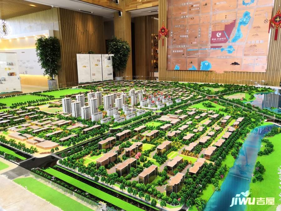 淮矿绿城中湖明月沙盘图2