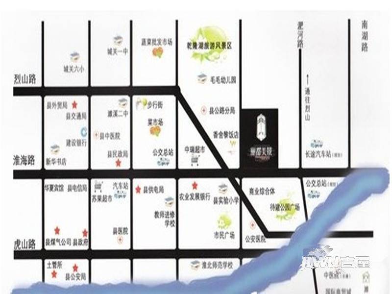 丽都美景位置交通图2