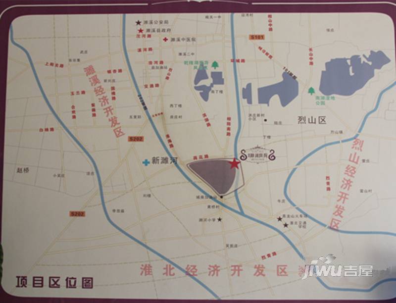 濉河庭院位置交通图2