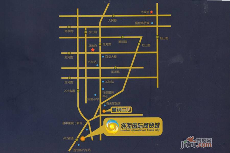 淮海·水岸华庭位置交通图图片