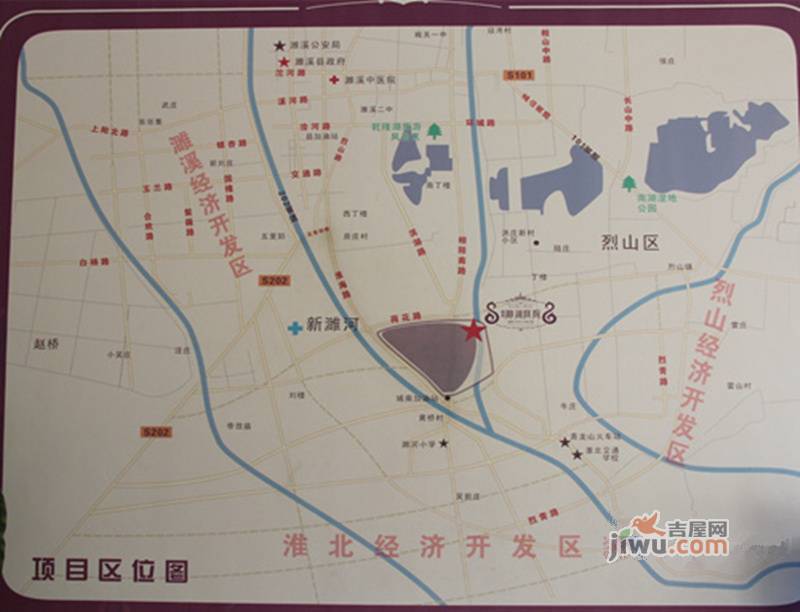 濉河庭院位置交通图1